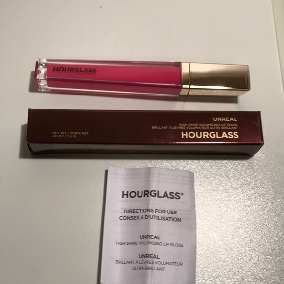 HOURGLASS UNREALHIGH SHINE VOLUMIZING LIP GLOSS in fever NEW in box - Picture 2 of 9